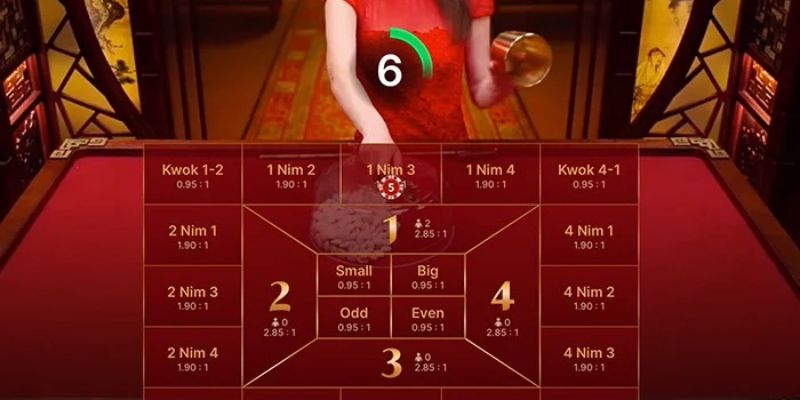 Các kèo cược có trong Fan Tan Casino
